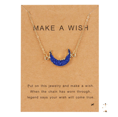 Make A Wish Moon Pendants