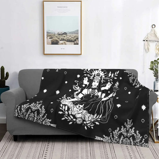 Witchy Throw Blankets
