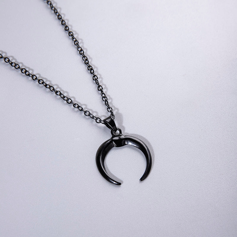 Simple Crescent Necklace