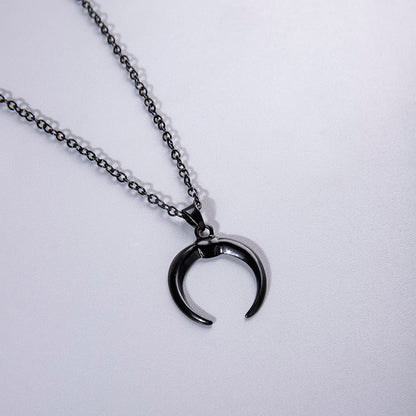 Simple Crescent Necklace