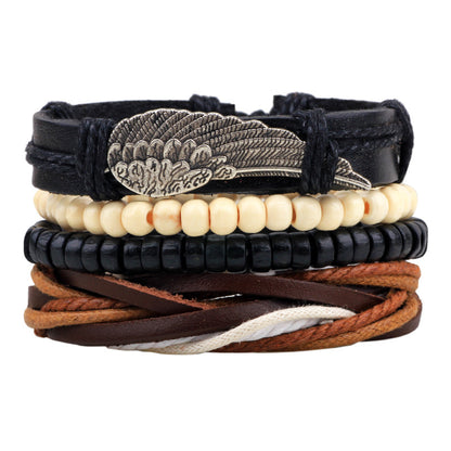 Stacking Leather Bracelet Sets