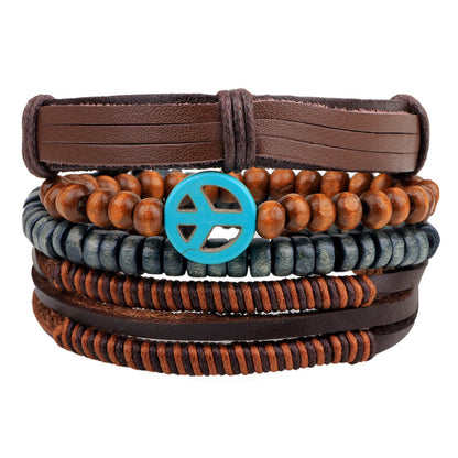 Stacking Leather Bracelet Sets