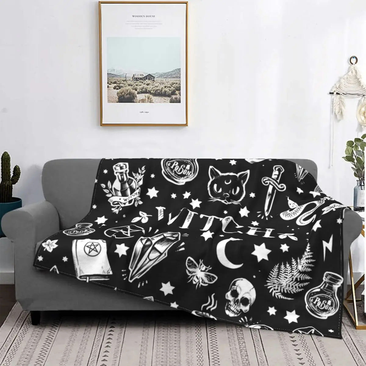 Witchy Throw Blankets