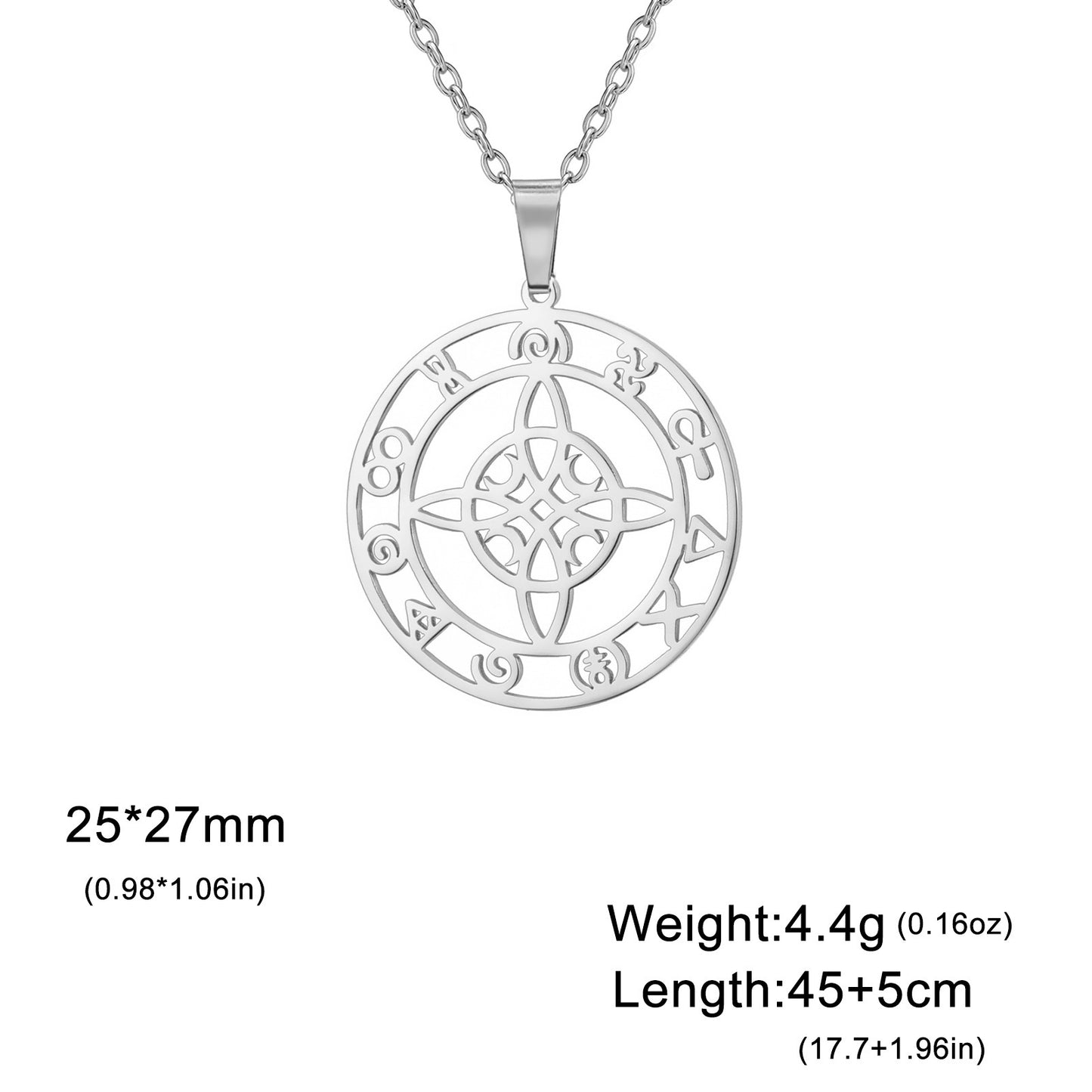 Celestial Quad Knot Necklace