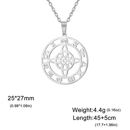Celestial Quad Knot Necklace