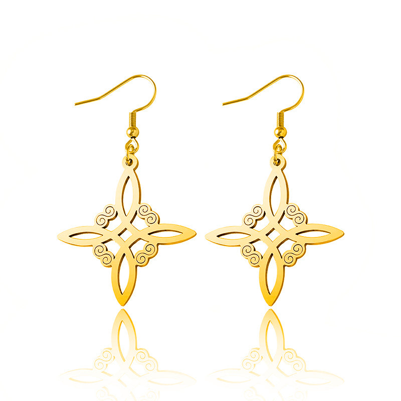 Witch Knot Earrings & Necklace