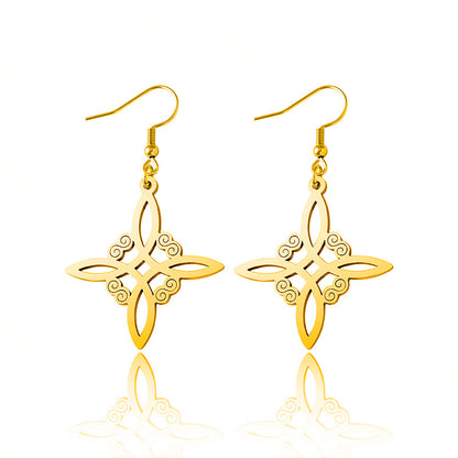 Witch Knot Earrings & Necklace