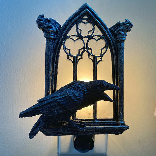 Crow Window Night Light