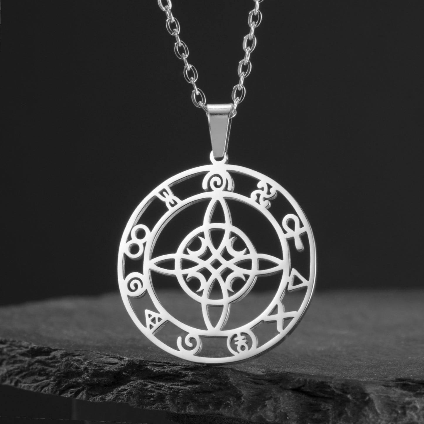 Celestial Quad Knot Necklace