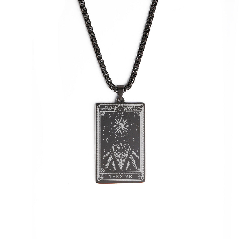 Mini Tarot Card Necklace