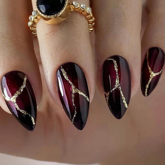 Blood Gold Nail Set