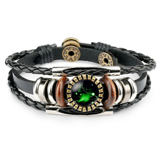 Zodiac Leather Bracelets