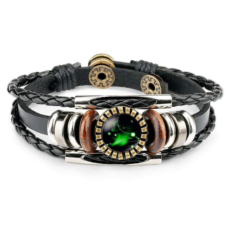 Zodiac Leather Bracelets